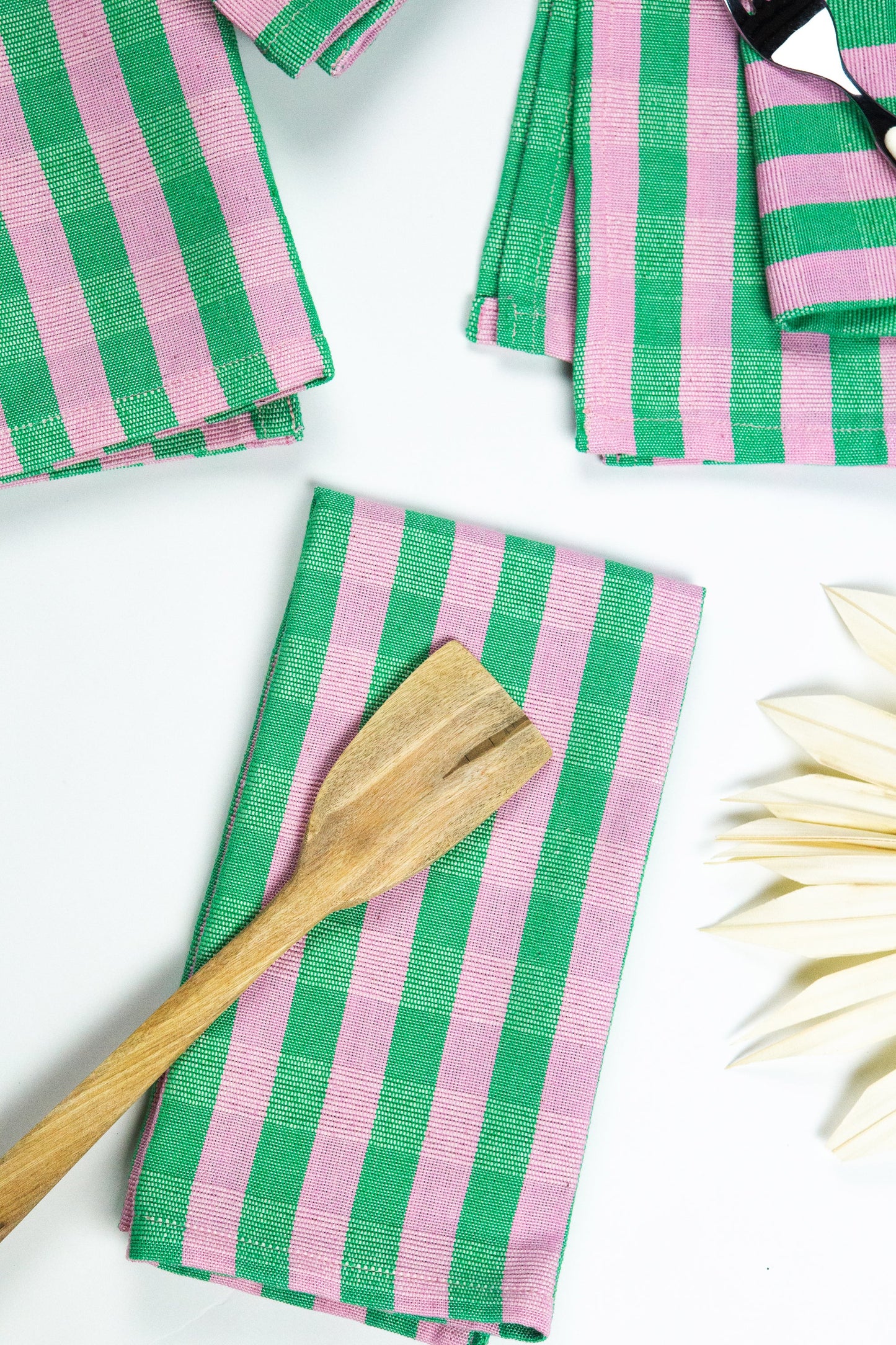 Flora Stripe Napkin Set
