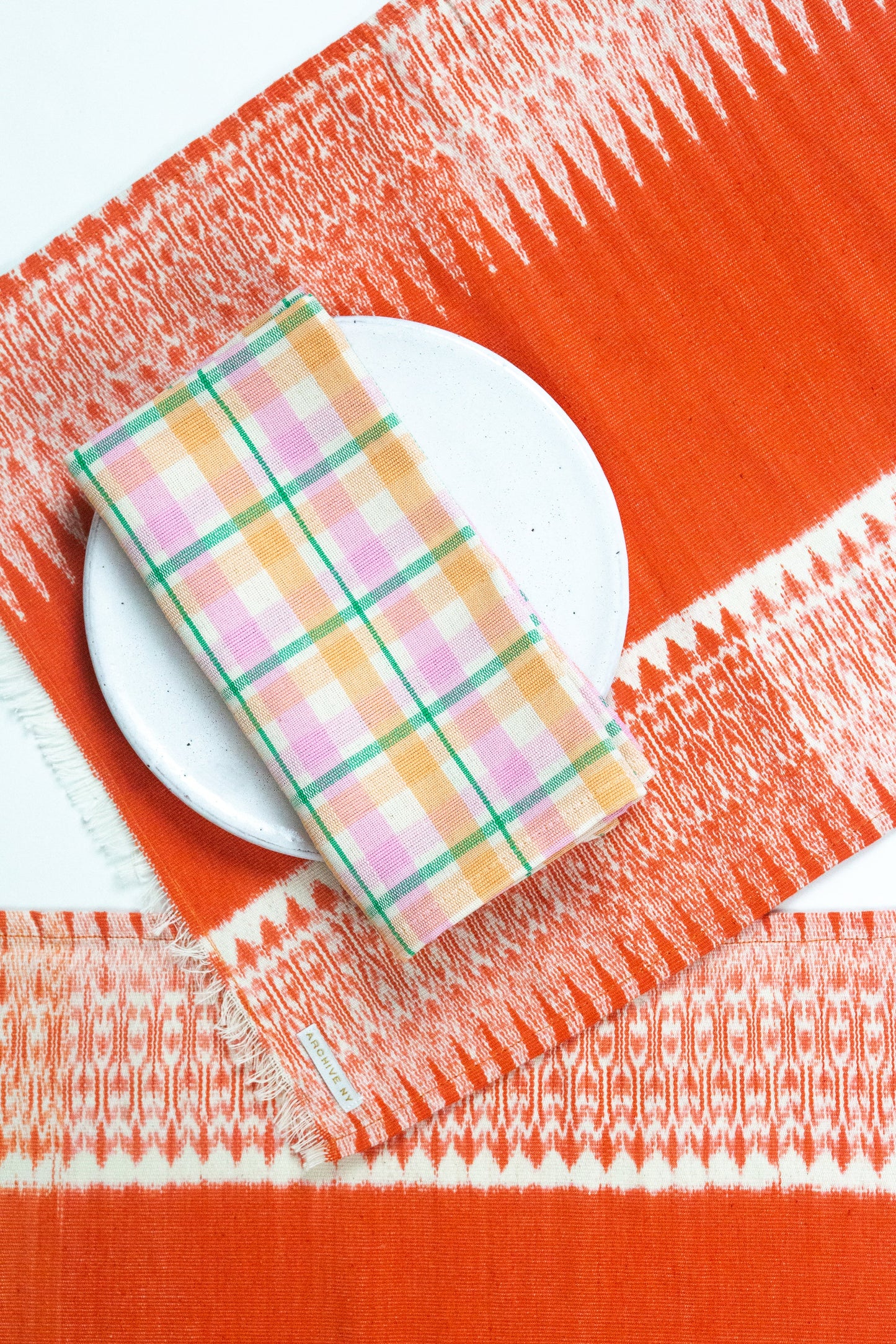 Marguerite Plaid Dinner Napkin