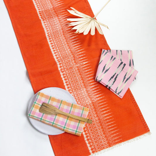 Gabriela Jaspé Table Runner - Orange