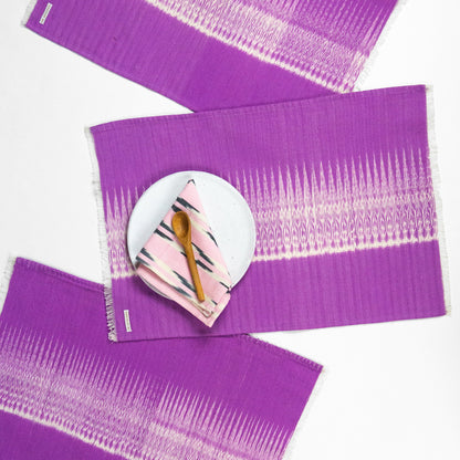 Gabriela Jaspe Placemats - Orchid