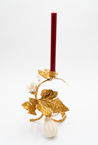 Gourd Gold Leaf Candleholder