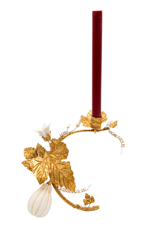 Gourd Gold Leaf Candleholder