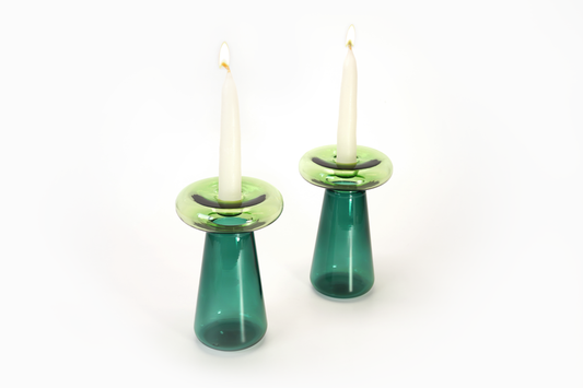 Mushroom Candlesticks (Glass)
