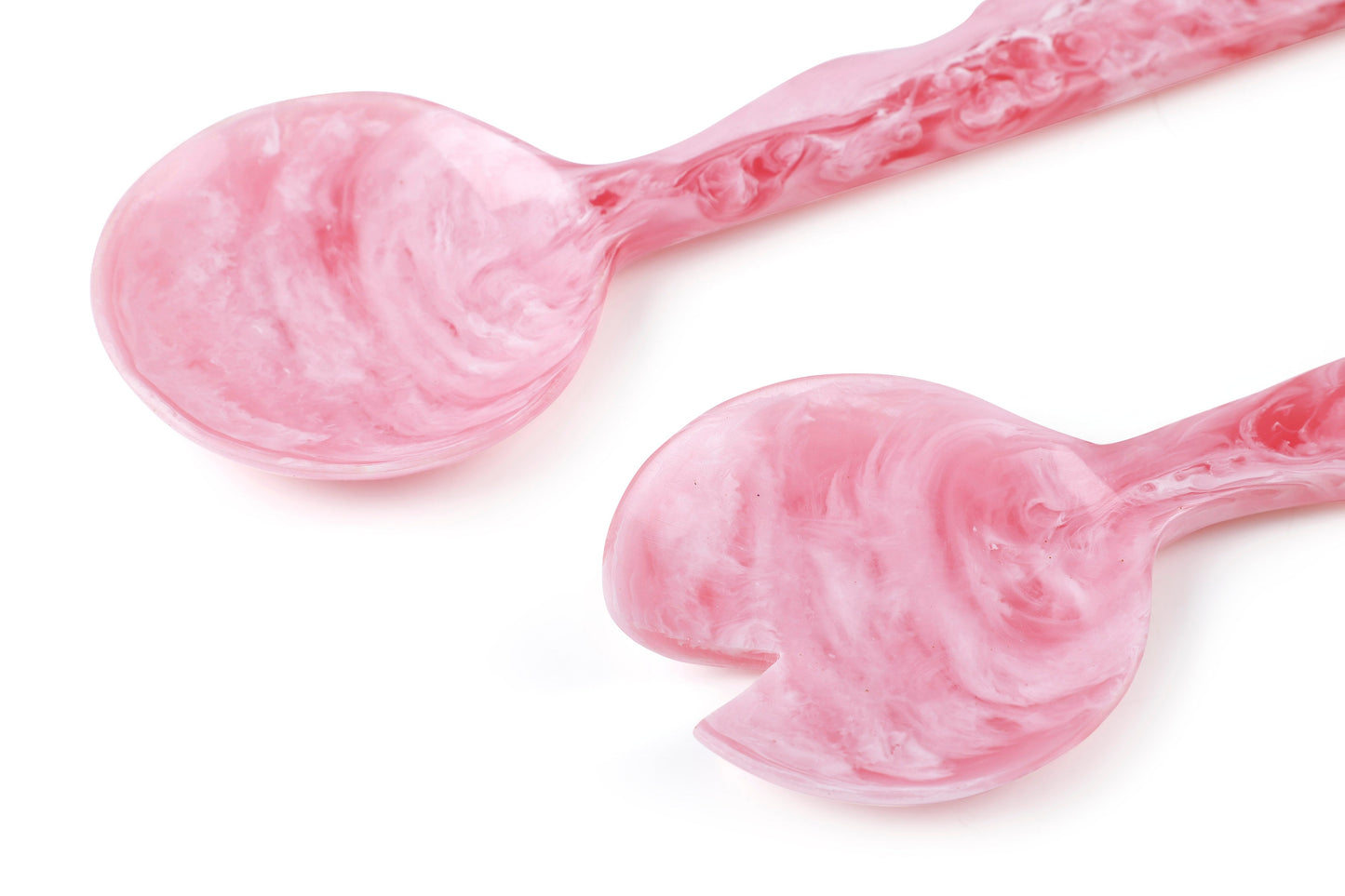 Resin Salad Server- Pink (Set of 2), 12.40 x 3.93 Inches