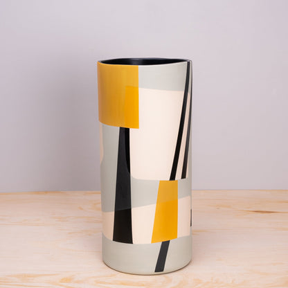 Sally Blair Bauhaus Mint Ceramic Vase