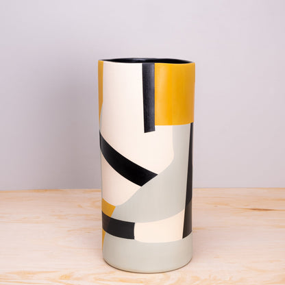 Sally Blair Bauhaus Mint Ceramic Vase