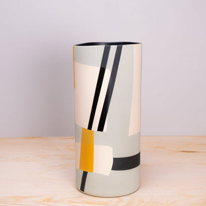 Sally Blair Bauhaus Mint Ceramic Vase