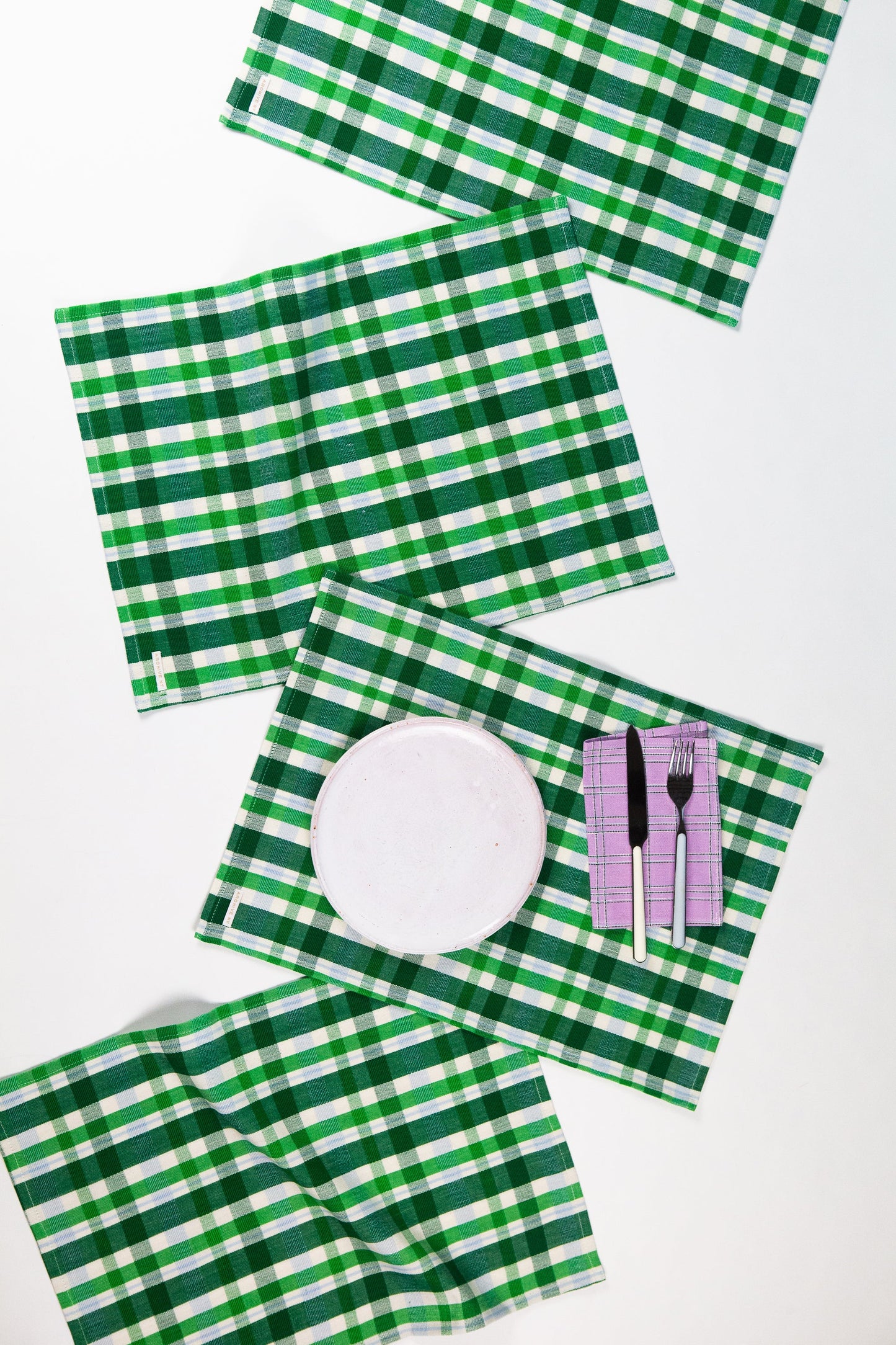 Josefina Plaid Placemat Set