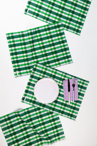 Josefina Plaid Placemat Set