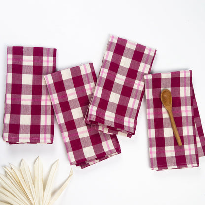 Abigail Plaid Dinner Napkin Set