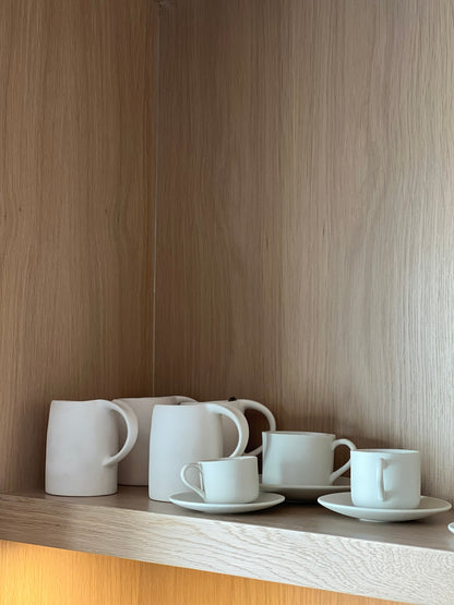 Classical Porcelain Simple Mug by John Julian