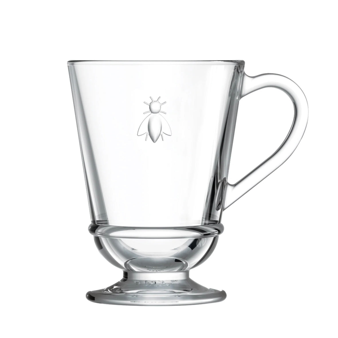 BEE MUGS, CLEAR (SET OF 6)