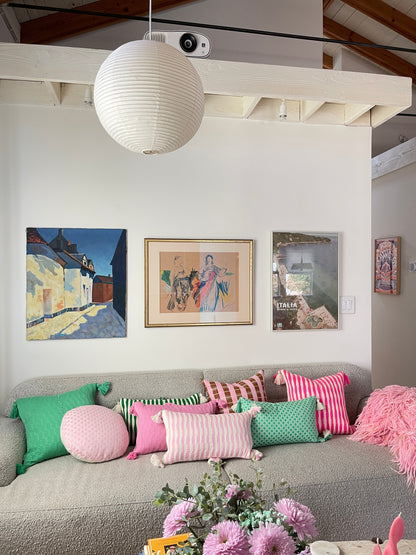 Antigua Pillow - Bubblegum Pink