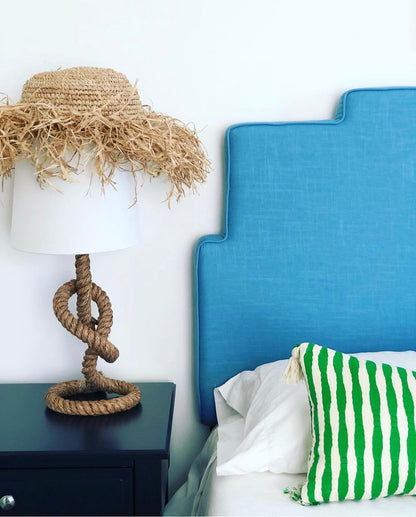 Antigua Pillow - Grass Green Stripe