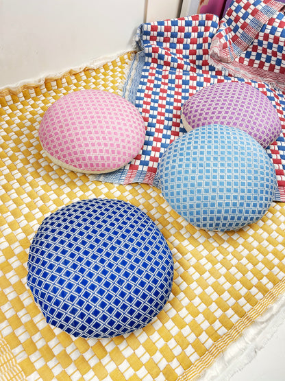 Quilted Sujani Throw Blanket - Yellow & White