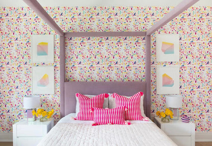 Antigua Pillow - Neon Pink and Yellow