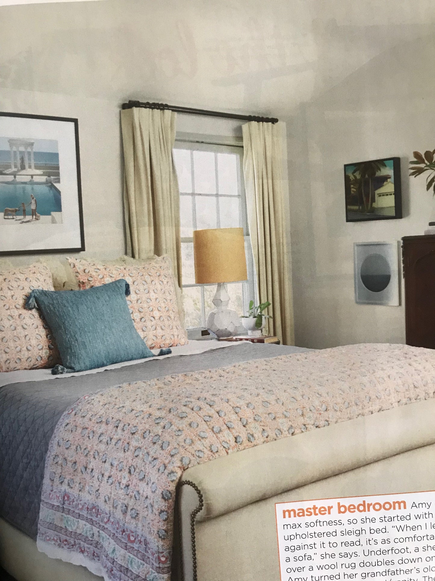 Antigua Pillow- Ocean Tie Dye