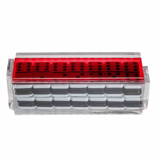 "El Tigre" Domino Set - Red