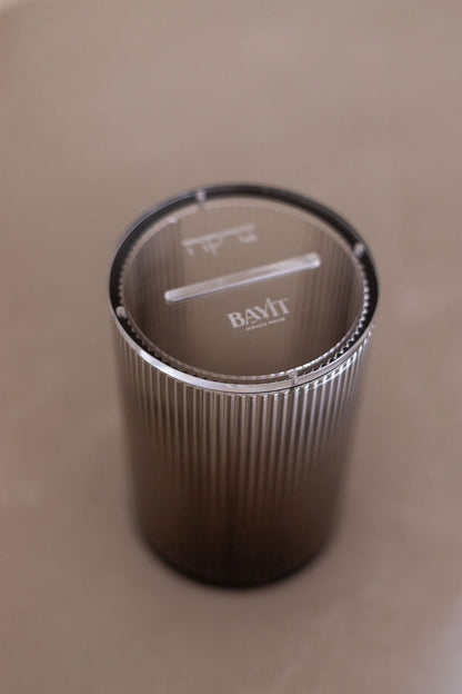 Greige Tzedaka Box