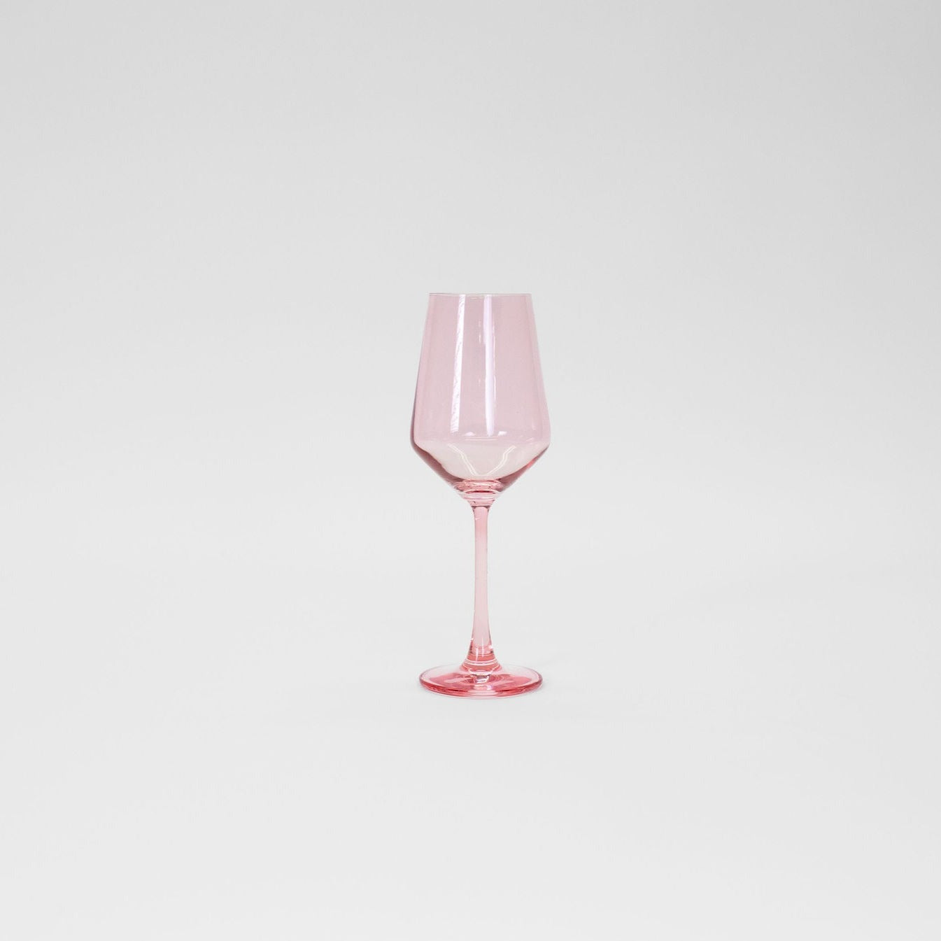 Tickle Me Pink - Colored Wine Glass