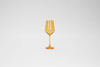 Sunshine Yellow -  Stemless Colored Wine Glass