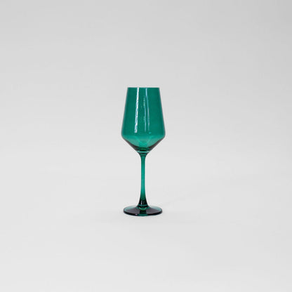 Emerald Green - Set of 2 Colored Wine Glass