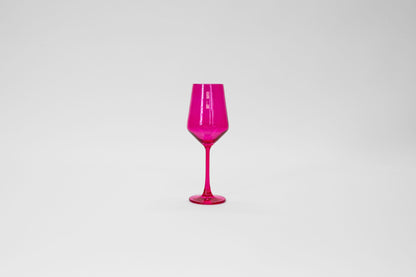 Hot Hot Pink - Stemless Colored Wine Glass
