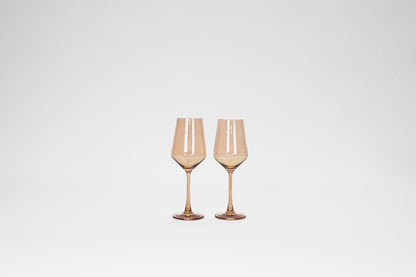 Brown Sugar - Stemless Colored Wine Glass