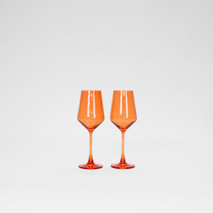 Aperol Orange - Colored Wine Glass