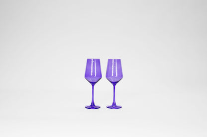 Veri Peri Purple - Stemless Colored Wine Glass