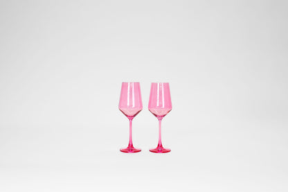 Bubblegum Pink - Stemless Colored Wine Glass
