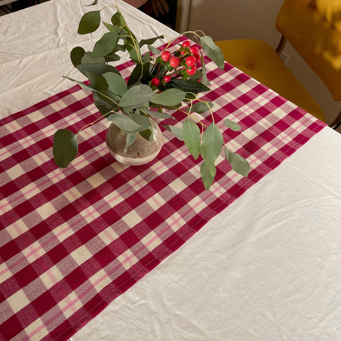 Abigail Plaid Runner