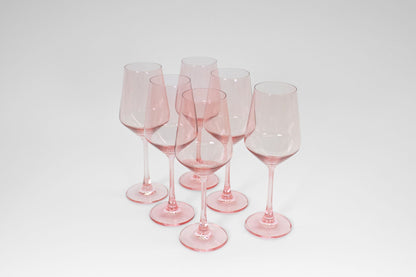 Tickle Me Pink - Stemless Colored Wine Glass