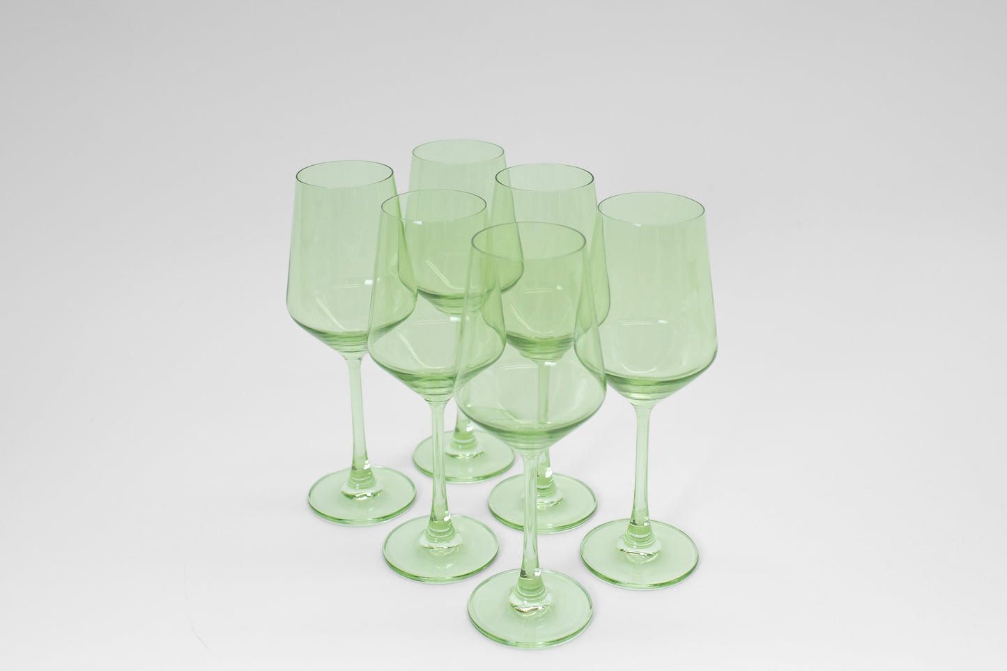 Matcha Green - Set of 2 Colored Wine Glass