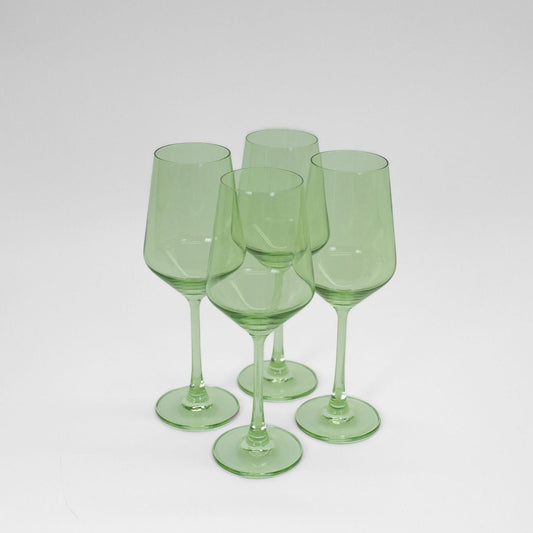 Matcha Green - Colored Wine Glass