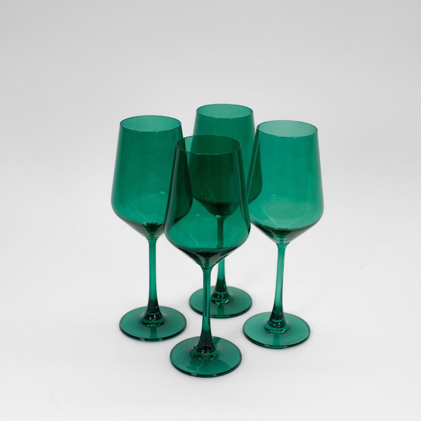 Emerald Green - Set of 2 Colored Wine Glass