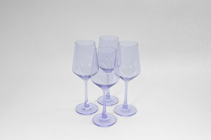 Lady Lavender - Stemless Colored Wine Glass