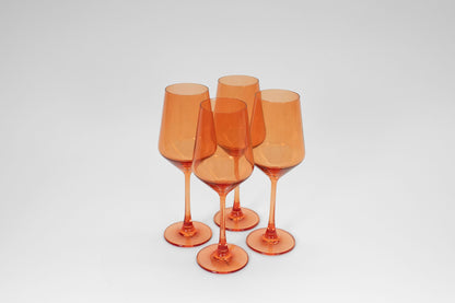Aperol Orange - Stemless Colored Wine Glass