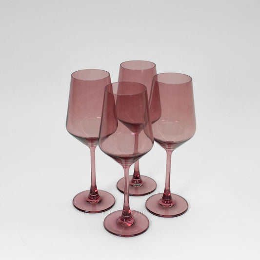 Mauvelous - Colored Wine Glass