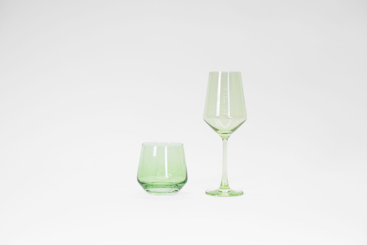 Container Store Set of 4 - Colored Wine Glasses