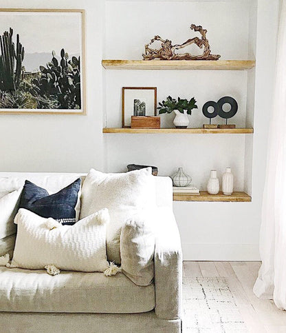 Antigua Pillow - Natural White