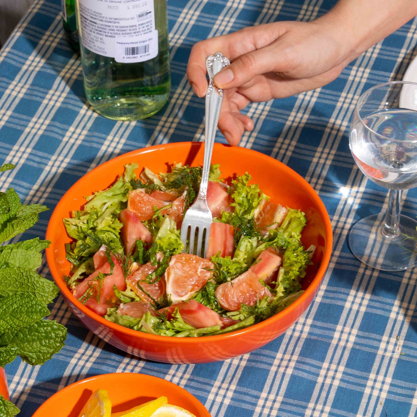 Entree Bowl in Persimmon