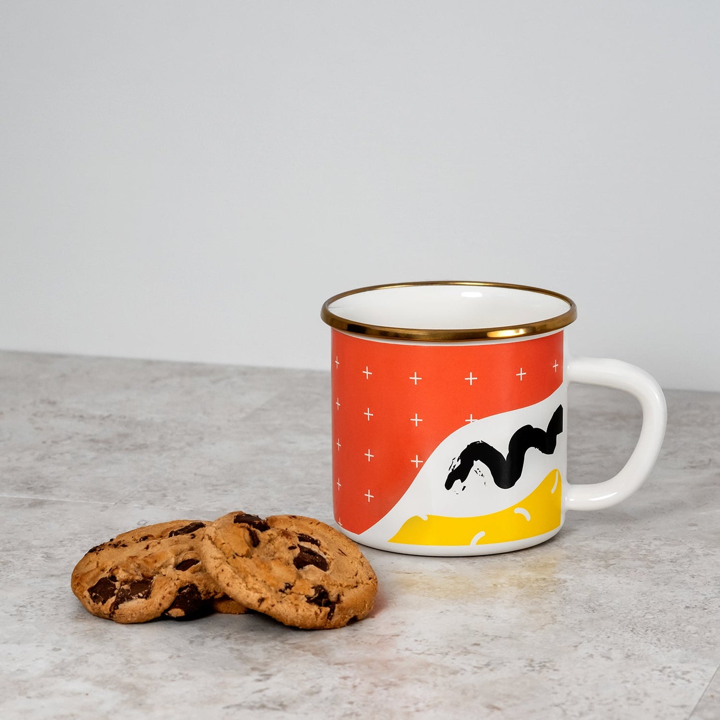 Flashback Large Enamel Mug