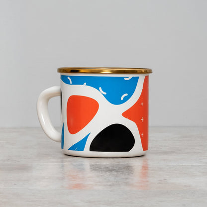 Flashback Large Enamel Mug