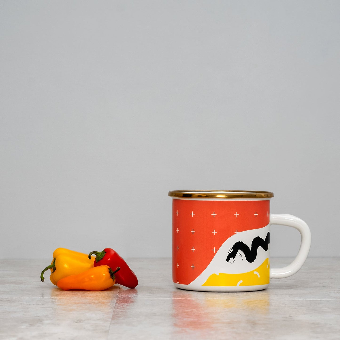 Flashback Large Enamel Mug