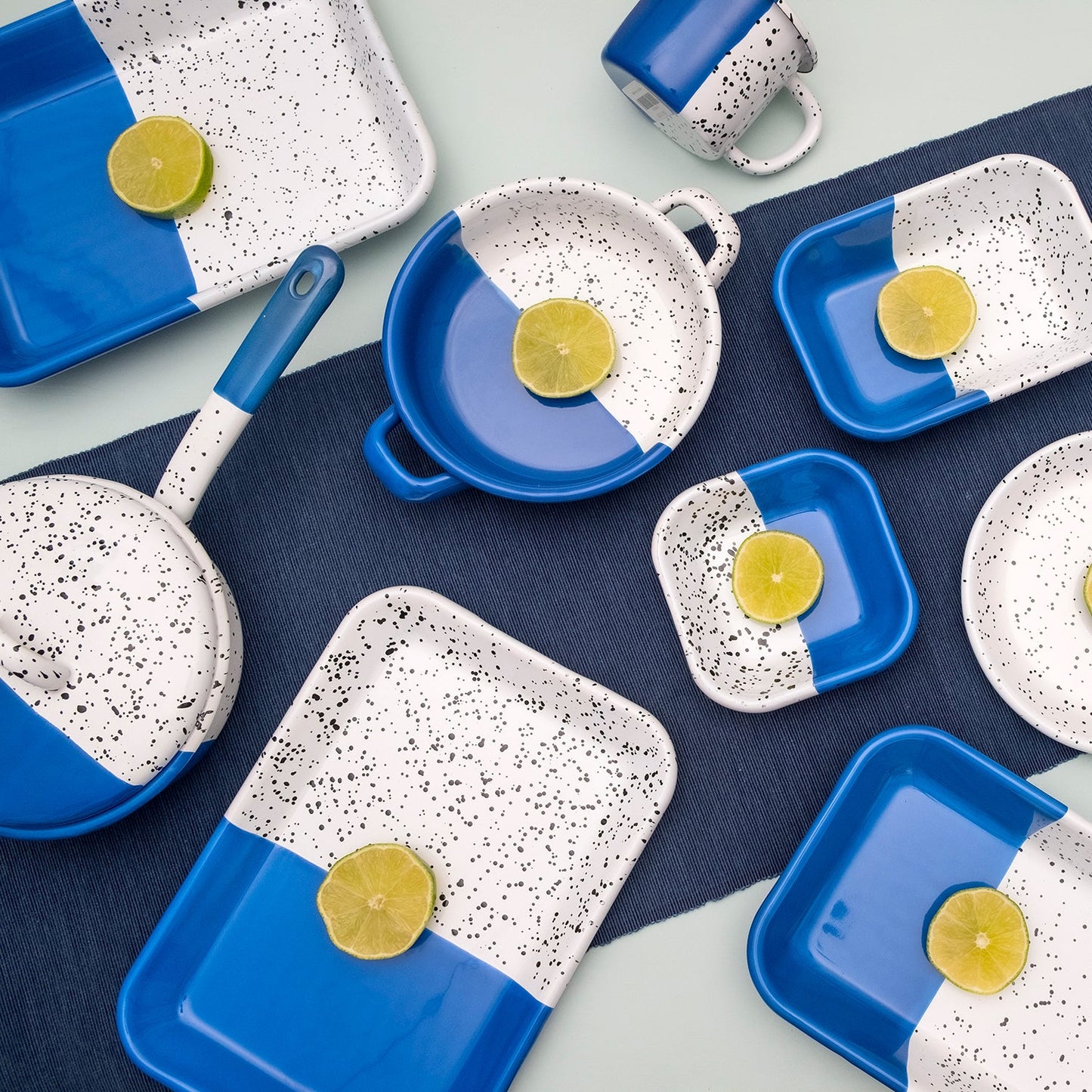 Kapka Mind-Pop Enamel Mezze Plate - Darling Spring