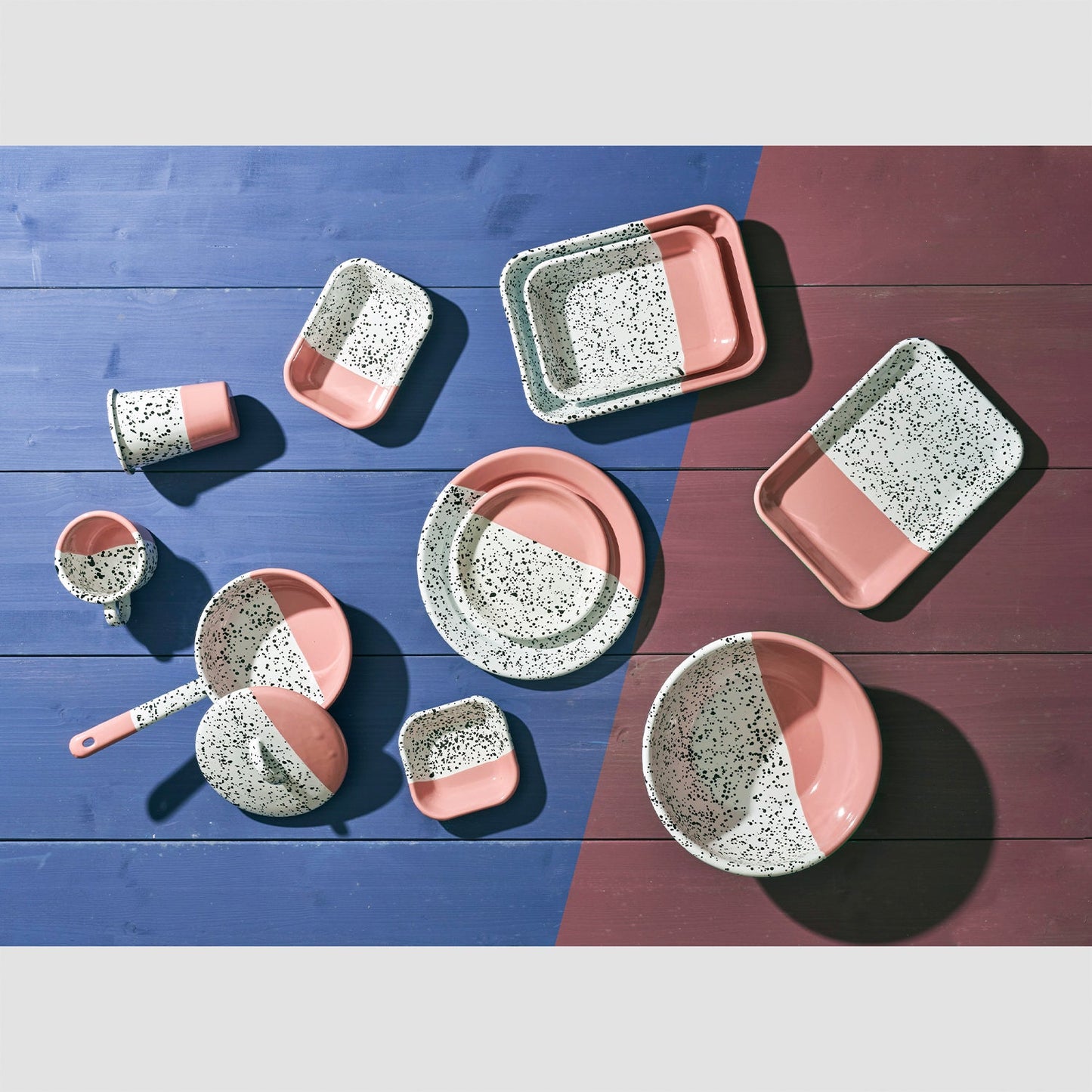 Kapka Mind-Pop Enamel Mezze Plate - Darling Spring