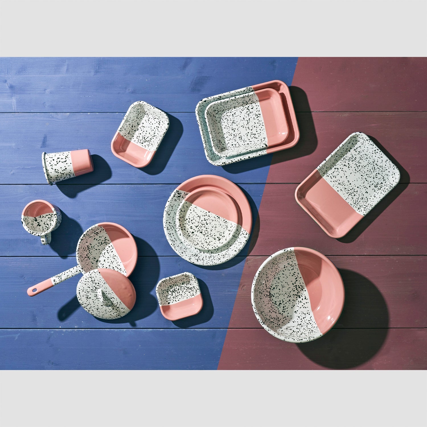 Kapka Mind-Pop Enamel Mezze Plate - Darling Spring