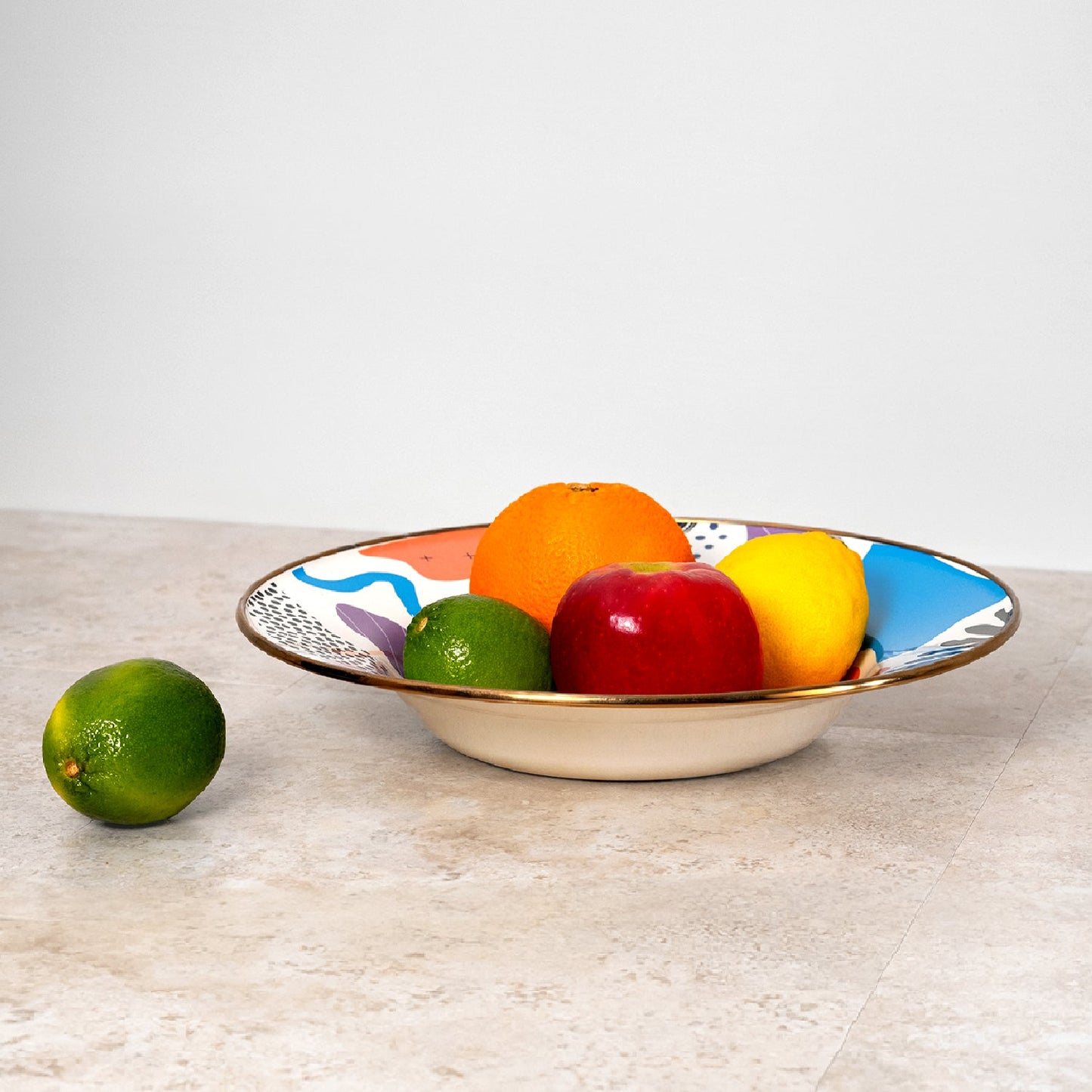 Flashback Large Enamel Fruit Bowl