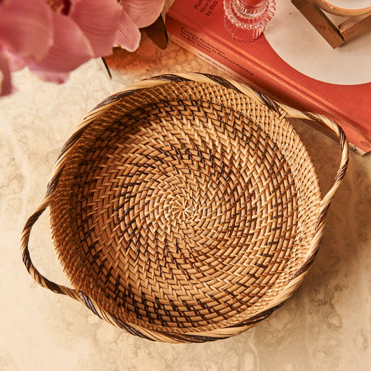 Cuenca Rattan Serving Tray